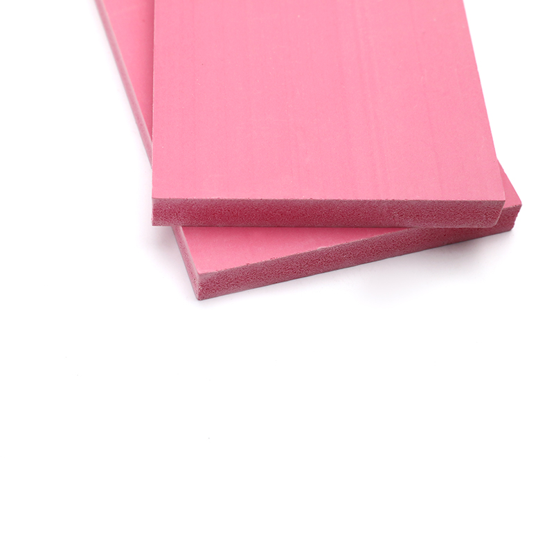 Leichte, pinkfarbene PVC-Schaumplattenfolie, Größe 1,2 x 2,5 m